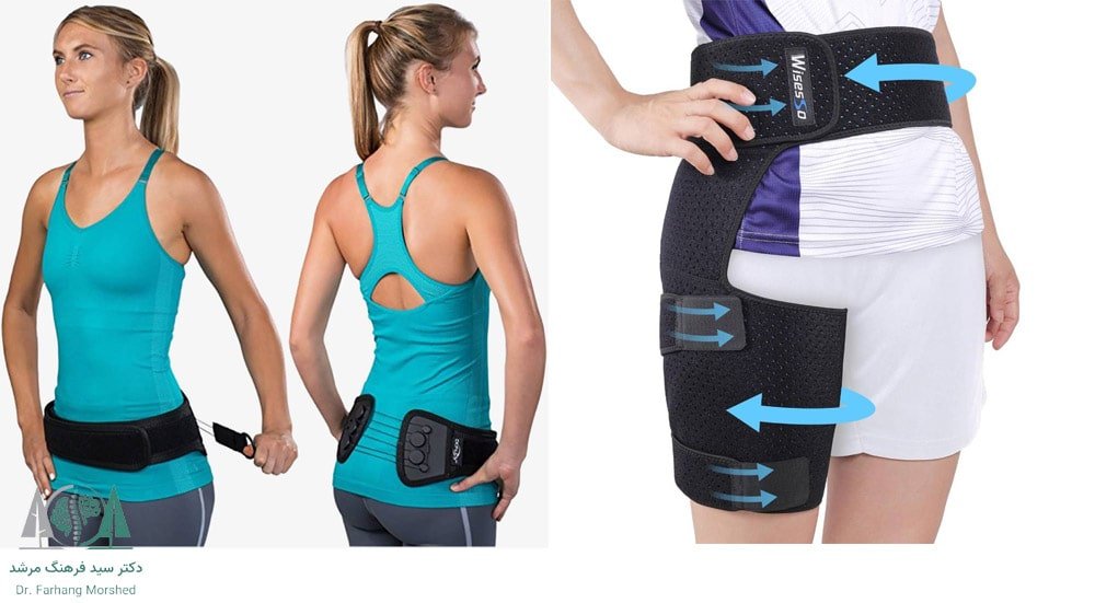 درمان سیاتیک با کمربندهای طبی و بریس